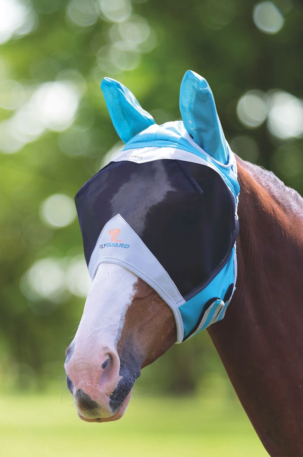 Shires Fine mesh fly mask with Airstream Ears