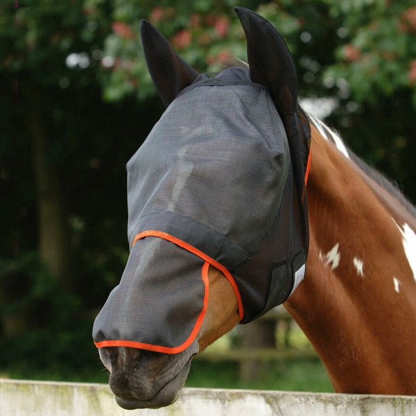Equilibrium Field Relief Max Fly Mask - Black