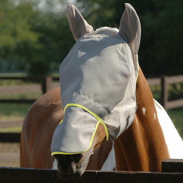 Equilibrium Field Relief Max Fly Mask - Grey